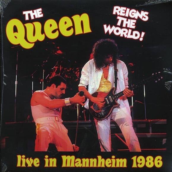 Queen Reigns the World Live in Mannheim 1986 2LP Vinyl Record Limited Edition - Picture 1 of 6